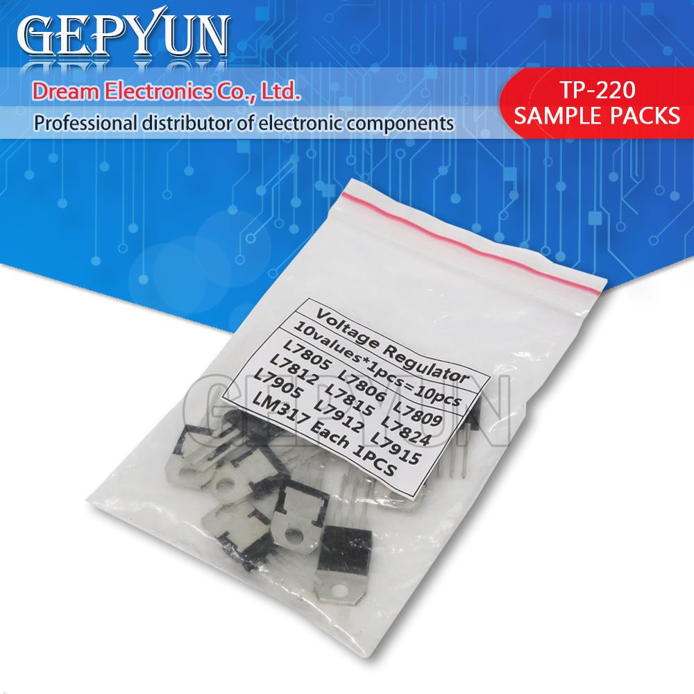 Mosfet Transistor Set - 10value*1PCS=10PCS L7805 L7806 L7809 L7812 L7815