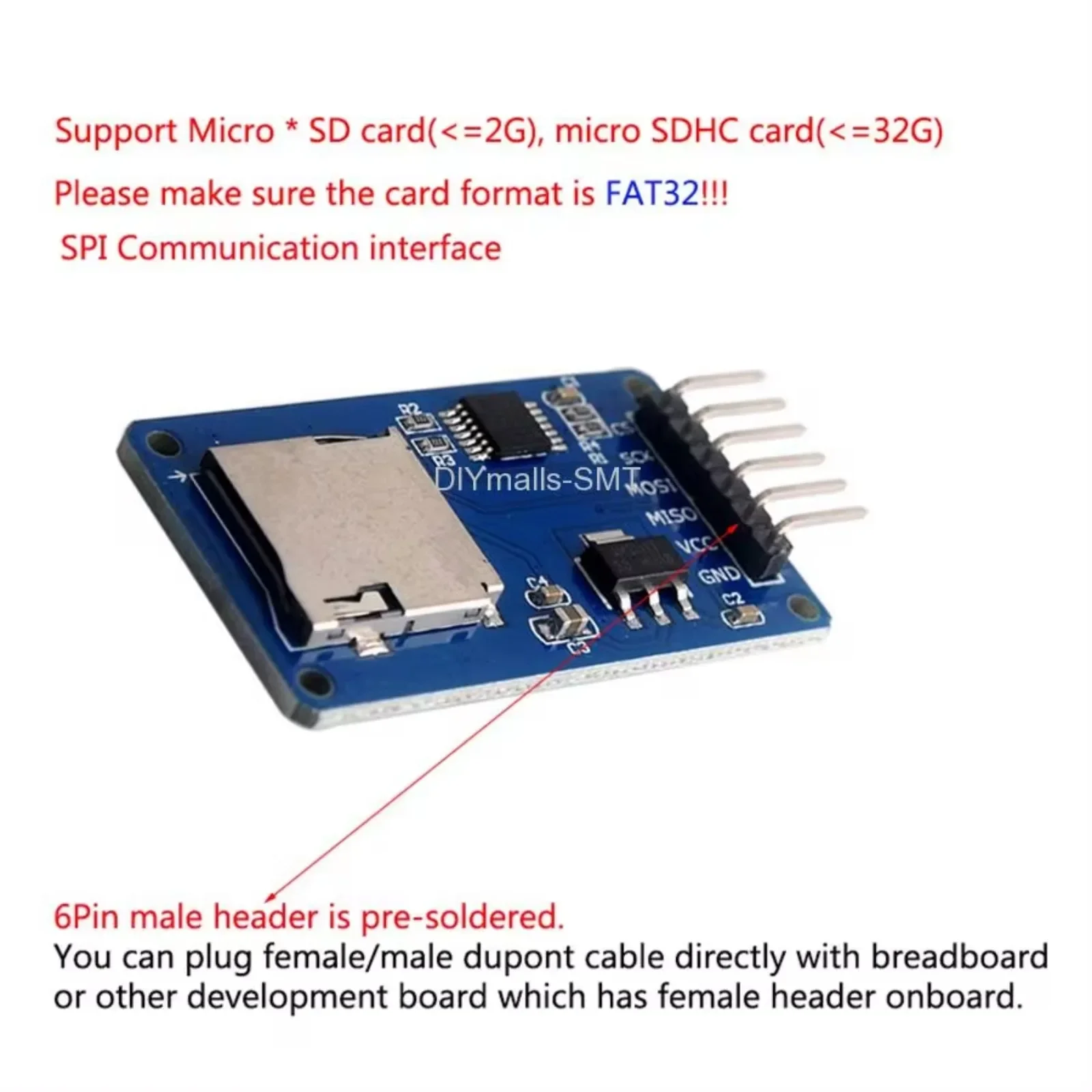 Micro SD Card Module Mini TF M - Sd Card Module Spi recension och pris