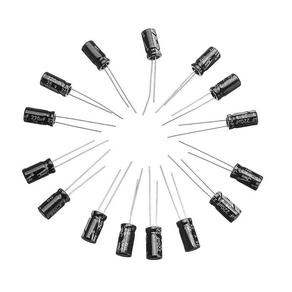 500Pcs Electrolytic Capacitor  - Capacitor Kit Assortment recension och pris