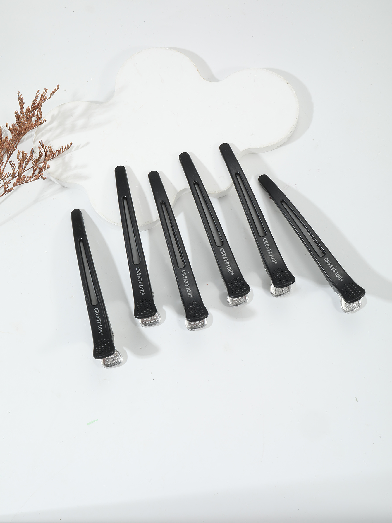 6 Pieces/Set of Non Bent Hair  - Crocodile Clip Set recension och pris