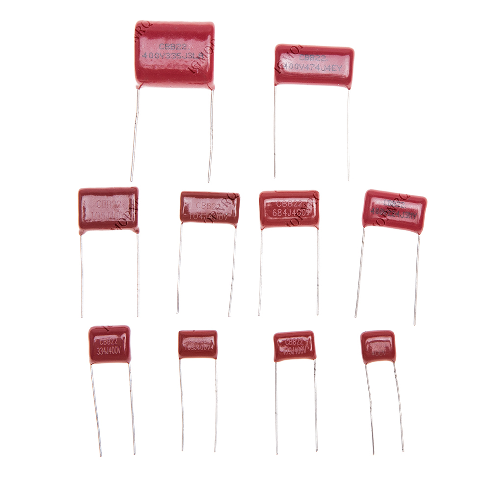 KIT 50PC=10value*5PCS Metalliz - Capacitor Kit Assortment recension och pris