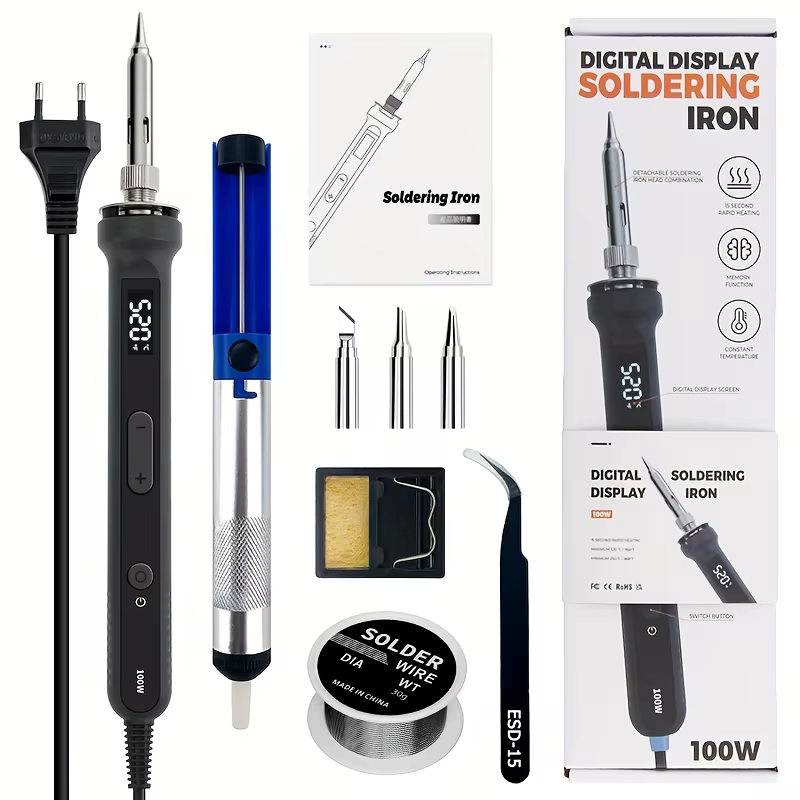 100W Digital Soldering Iron Ki - Diy Electronics Soldering Kit recension och pris
