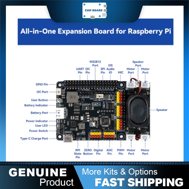 SunFounder Fusion HAT+: Raspbe - Raspberry Pi Zero recension och pris