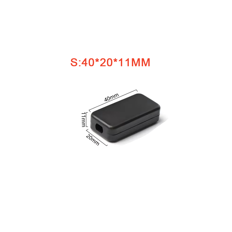 2PCS Plastic Waterproof Black  - Diy Waterproof Electronics recension och pris