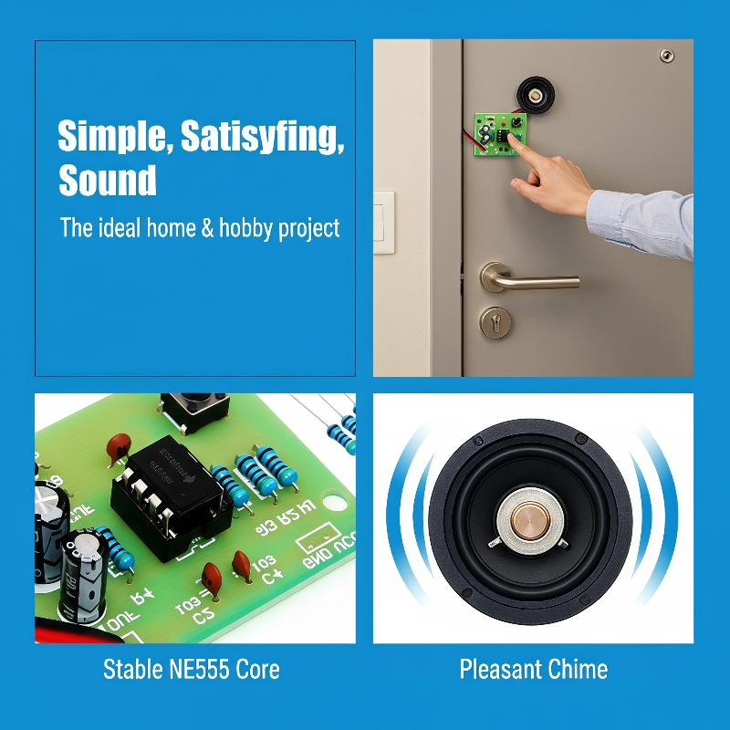 NE555 Doorbell DIY Soldering P - Diy Electronics Soldering Kit recension och pris