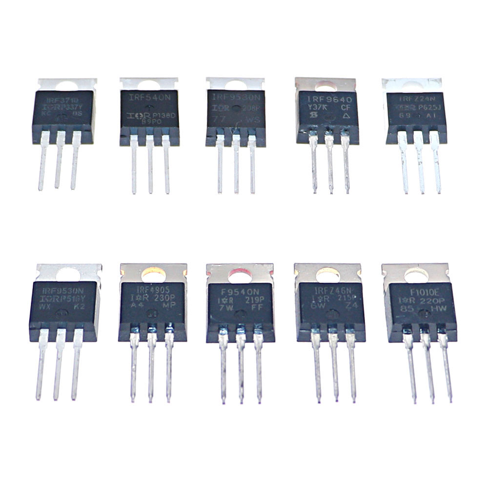 50Pcs 10 Values Mosfet Transis - Mosfet Transistor Set recension och pris
