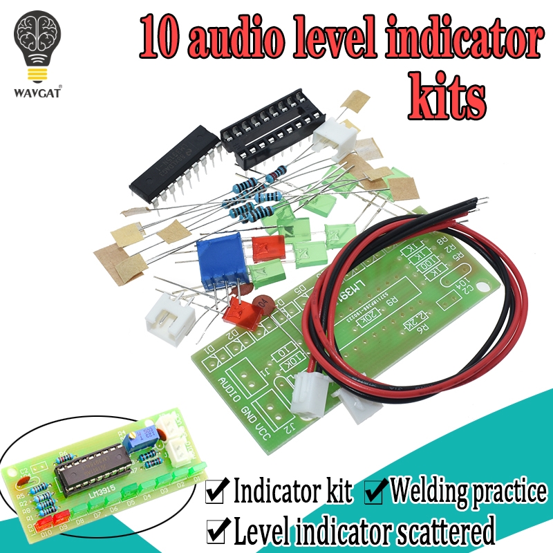 LM3915 DC 9V-12V 10 LED Sound  - Diy Electronics Lab recension och pris