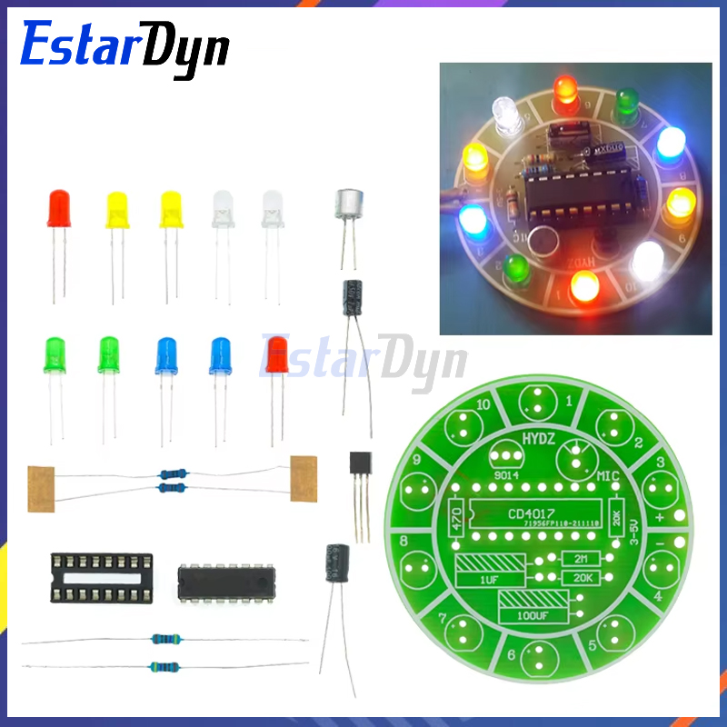 Estardyn CD4017 colorful voice - Diy Electronics Lab recension och pris