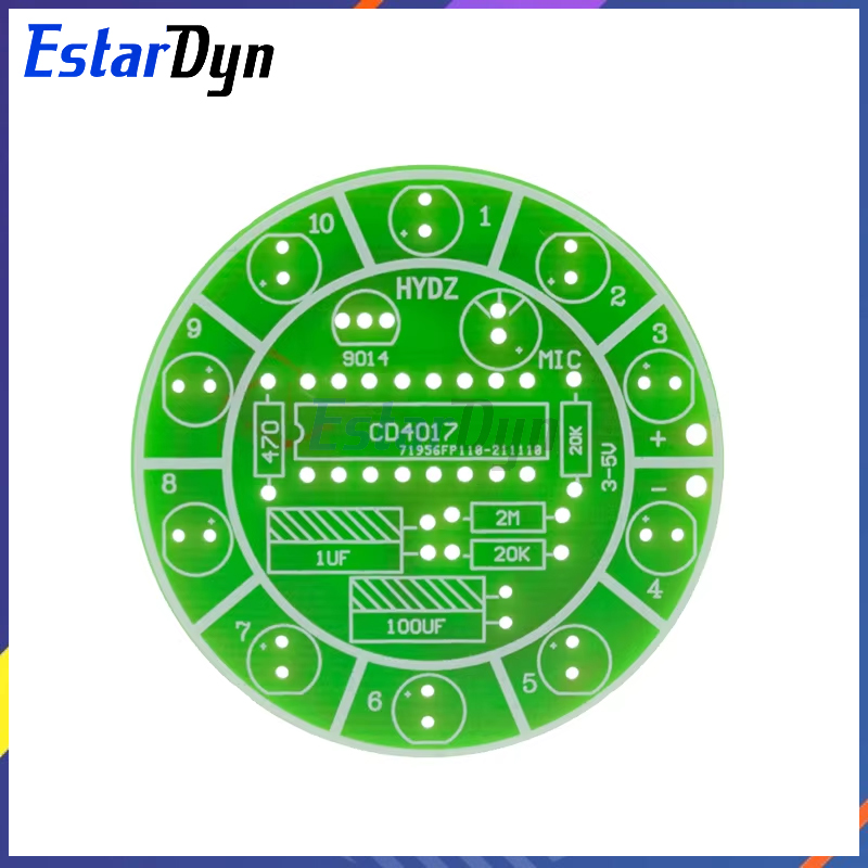 Estardyn CD4017 colorful voice - Diy Electronics Lab recension och pris