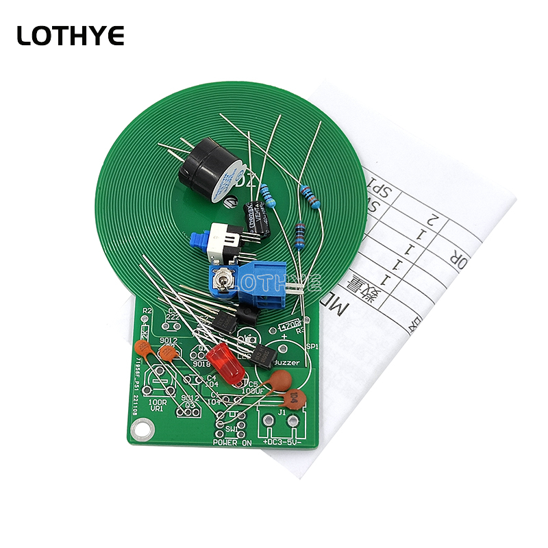 DC 3V-5V Metal Detector Kit DI - Diy Electronics Soldering Kit recension och pris