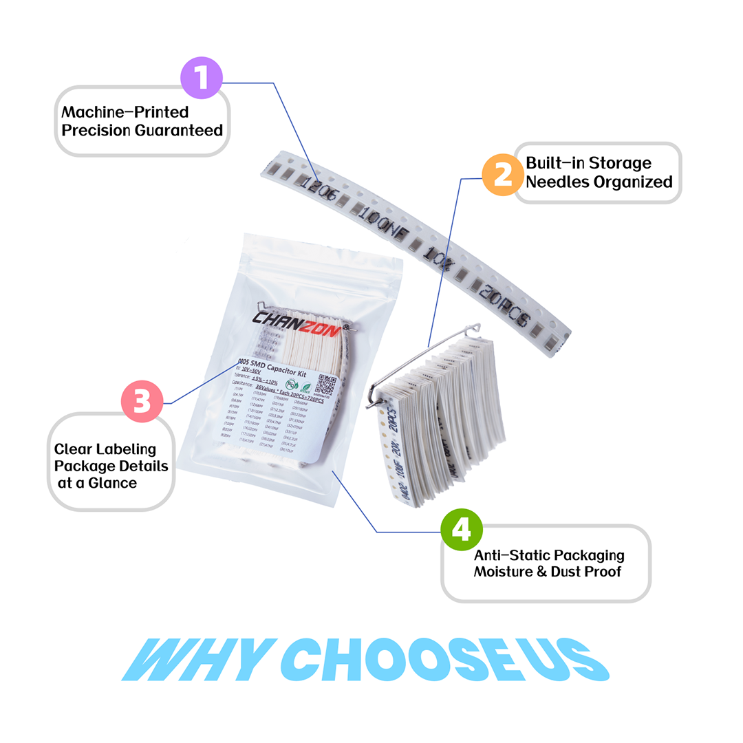 0603 SMD Ceramic Capacitor Ass - Capacitor Kit Assortment recension och pris