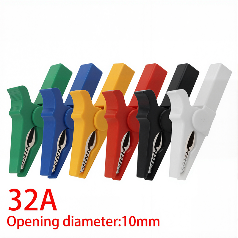 6pcs Alligator Clips 55mm Batt - Crocodile Clip Set recension och pris