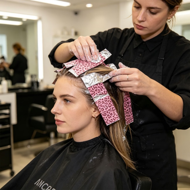 Professional Hair Tin Foil wit - Crocodile Clip Set recension och pris