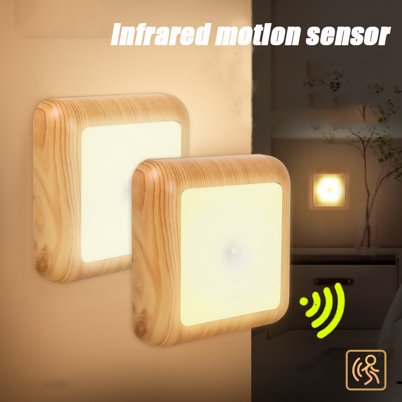 Wood Grain Wireless Battery Sm - Ldr Light Sensor recension och pris