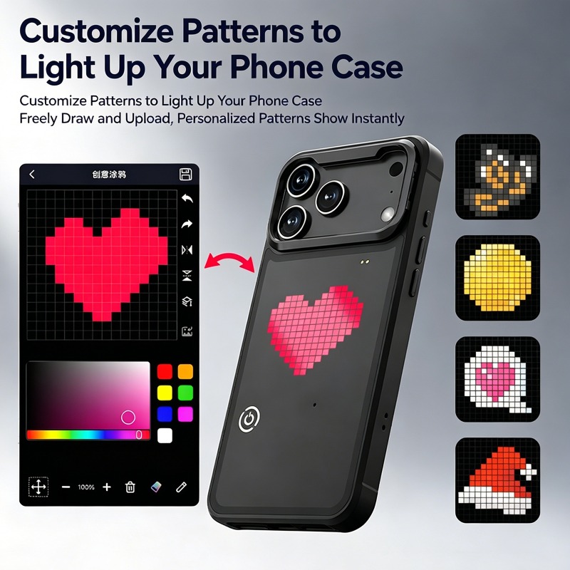 DIY LED Pixel Phone Case Anima - Diy Electronics Tpu recension och pris