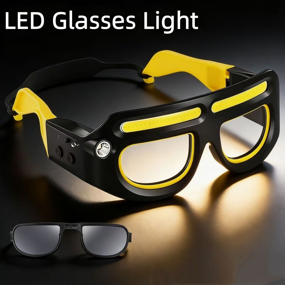 LED Headlamp Glasses Rechargea - Ldr Light Sensor recension och pris